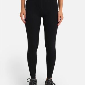 MATE the Label Black Organic Stretch Full Length Legging - L
